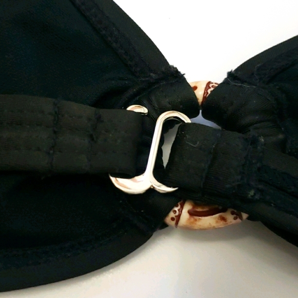 Black Tiki Bikini Size 12 - Picture 3 of 12